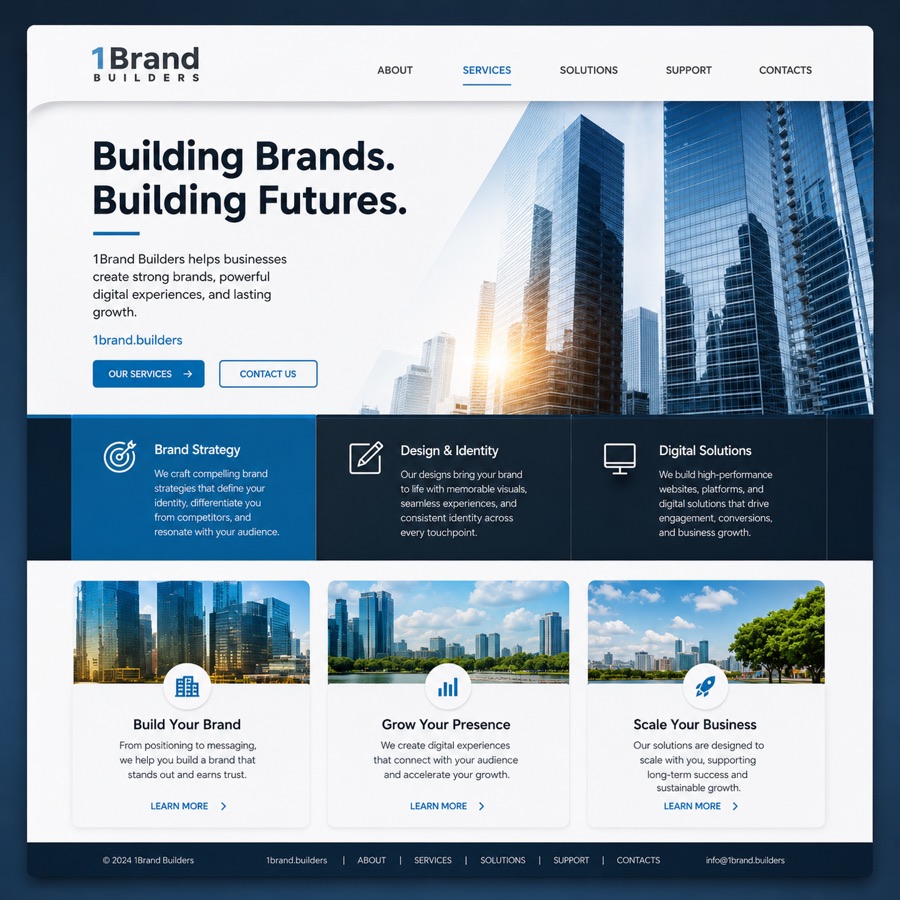 AI Visibility branding example